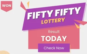fifty fifty lottery result today at Fastwinclub featured image